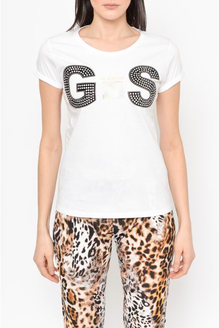 T-shirt con stampa GS