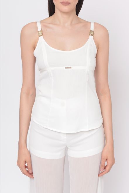 Top in georgette