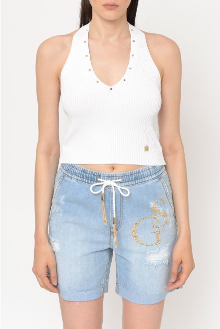 Top scollo halter