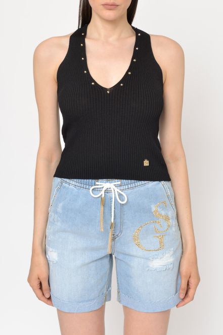 Top scollo halter