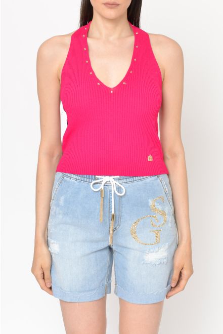 Top scollo halter