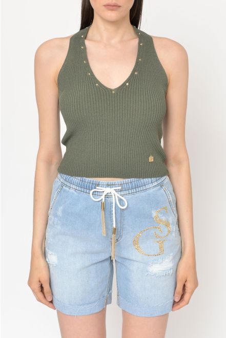 Top scollo halter