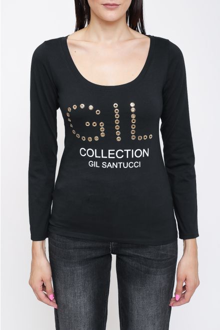 Maglia in cotone con stampa