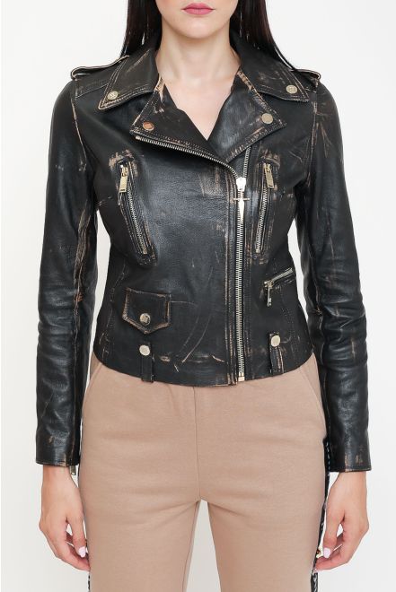 Chiodo in vera pelle