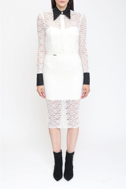 Abito in pizzo stretch