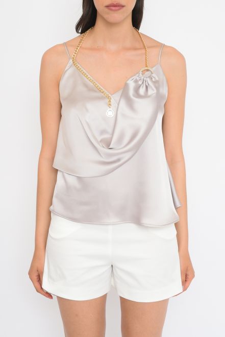 Top Blouse with Chain