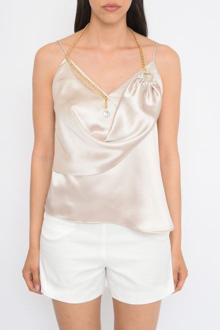 Top Blouse with Chain