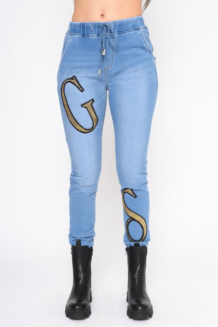 Sport Jeans with Letters