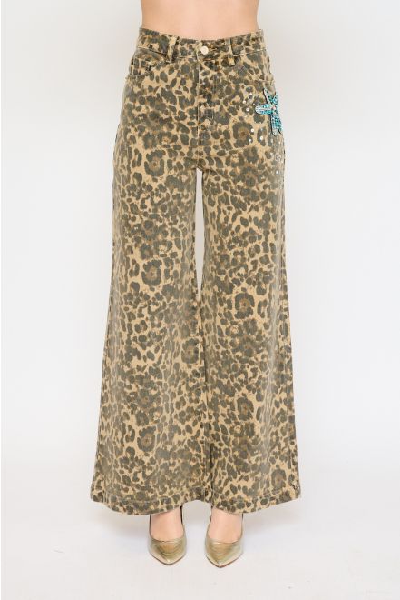 Jeans Leopardato