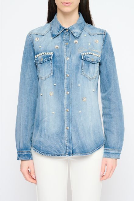 Camicia Denim Perle