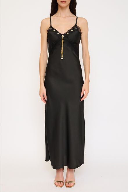 Abito Satin e Pizzo