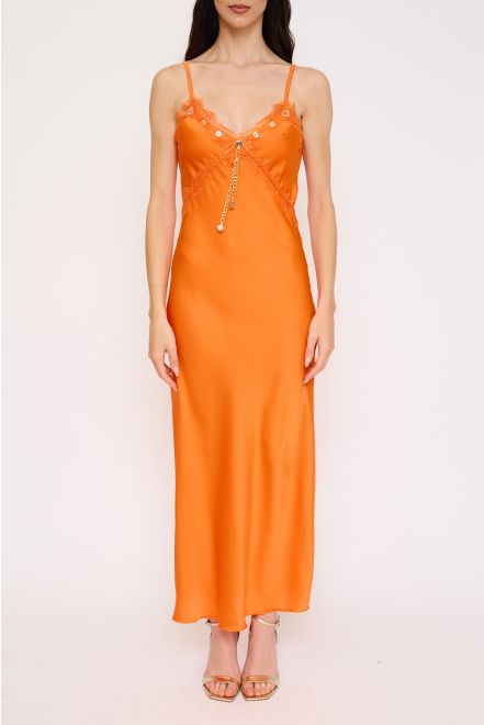 Abito Satin e Pizzo