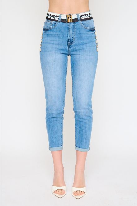 Jeans Cintura Logo