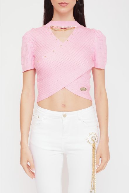 Top Cropped Incrociato