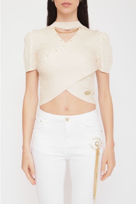 Top Cropped Incrociato