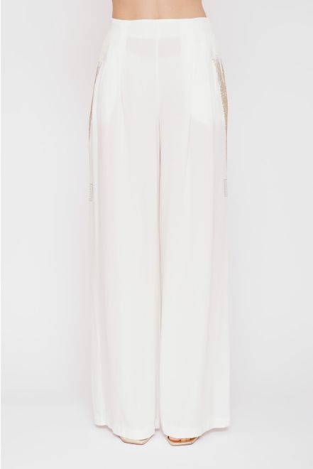Pantalone Tasche Strass