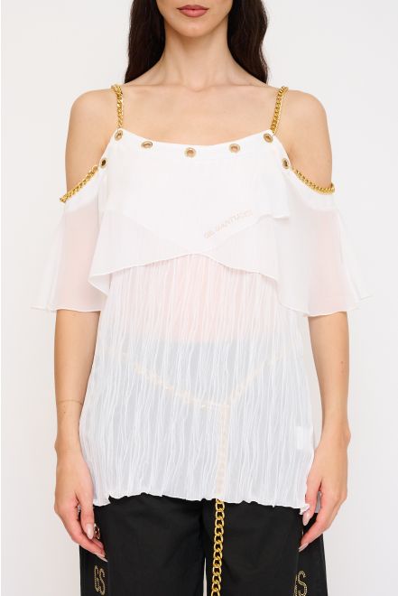 Blusa Tessuti Combinati