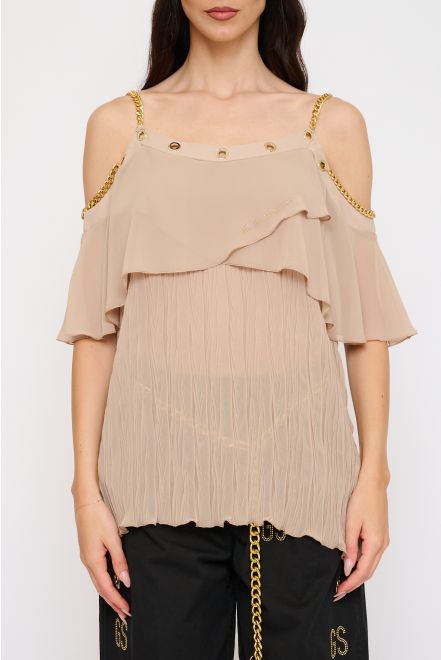 Blusa Tessuti Combinati