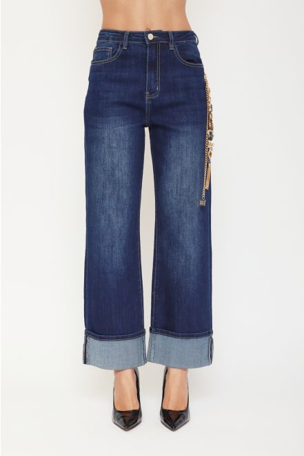 Jeans con Accessorio Gioiello