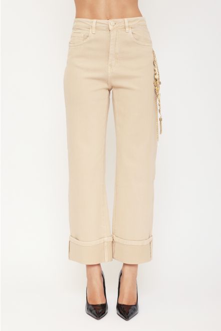Jeans con Accessorio Gioiello