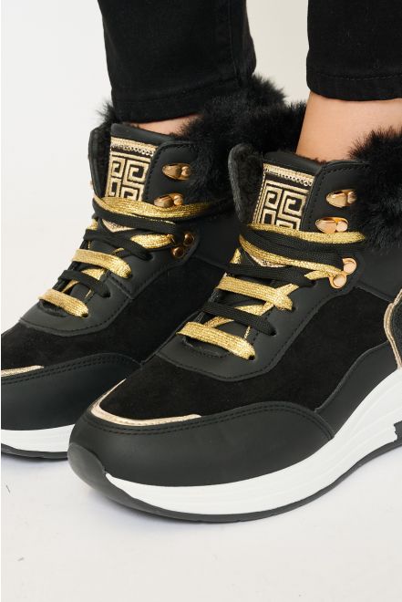 Sneackers Alte con Logo