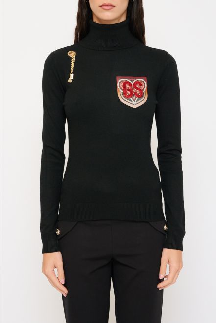 Maglia Collo Alto Poker