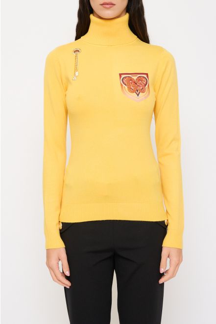 Maglia Collo Alto Poker
