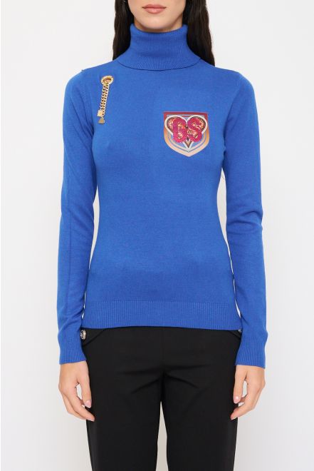 Maglia Collo Alto Poker