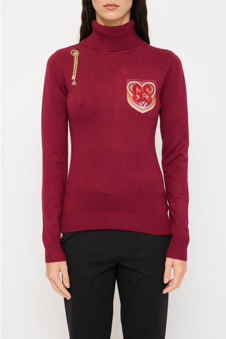 Maglia Collo Alto Poker