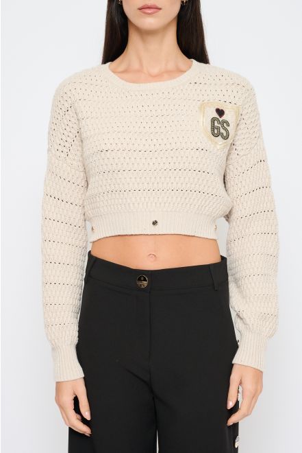 Maglia Cropped Scudo
