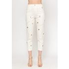 Jeans mom fit con vele