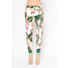Pantalone con stampa floreale
