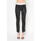 Pantalone gessato bicolor