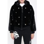 Bomber in eco pelliccia