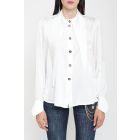 Camicia fluida con maxi colletto