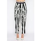 Pantalone Righe Fiori