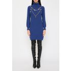 Maglia a Costine con Strass